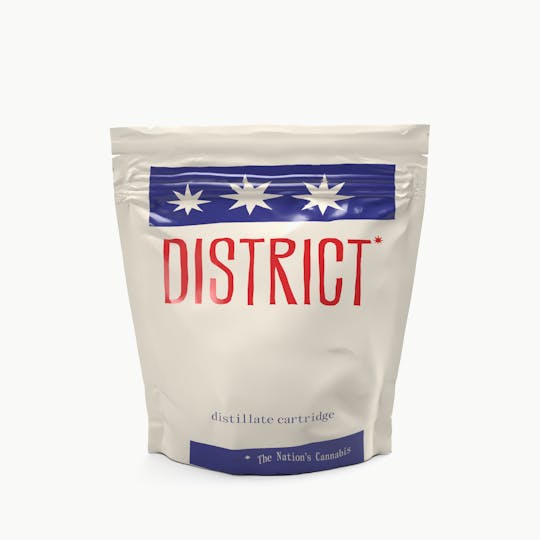 District Cannabis - Frozen Zin Distillate Vape Cart 1g - 1