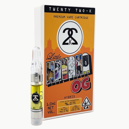 Twenty Two K / 22k - 22K - Little Havana OG - 1.0ml Cartridge - 1