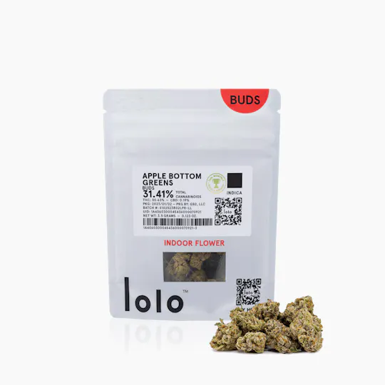 lolo - lolo | Apple Bottom Greens | Indoor Buds | 3.5g - 1