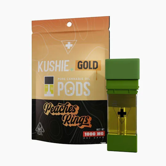 Kushie Brand - Peach Rings | Gold Pod | 1g - 1