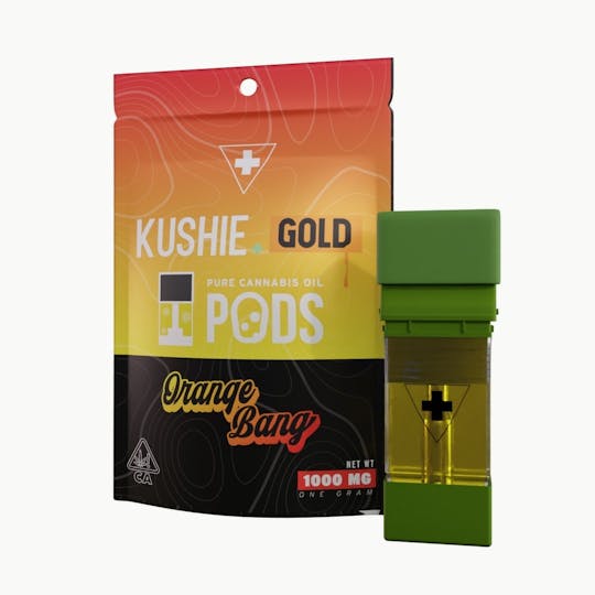 Kushie Brand - Orange Bang (Sativa) - Kushie+ Gold 1G Pod - 1