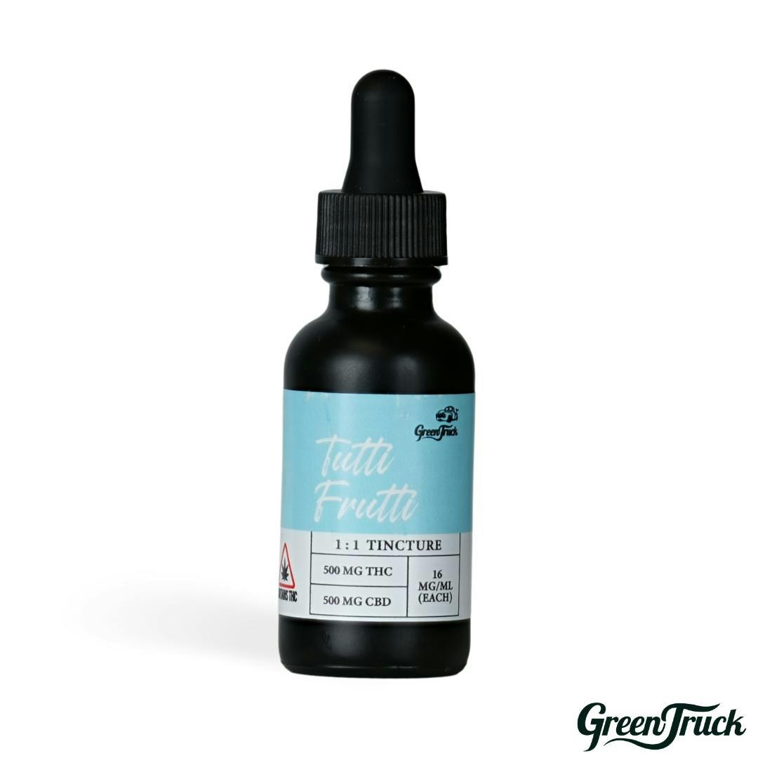 Green Truck - Tincture: 1:1 RSO/CBD - Tutti Frutti - 1