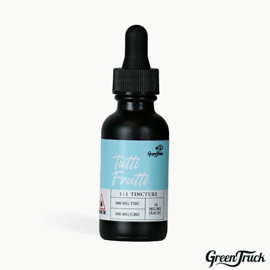 Green Truck - Tincture: 1:1 RSO/CBD - Tutti Frutti - 1