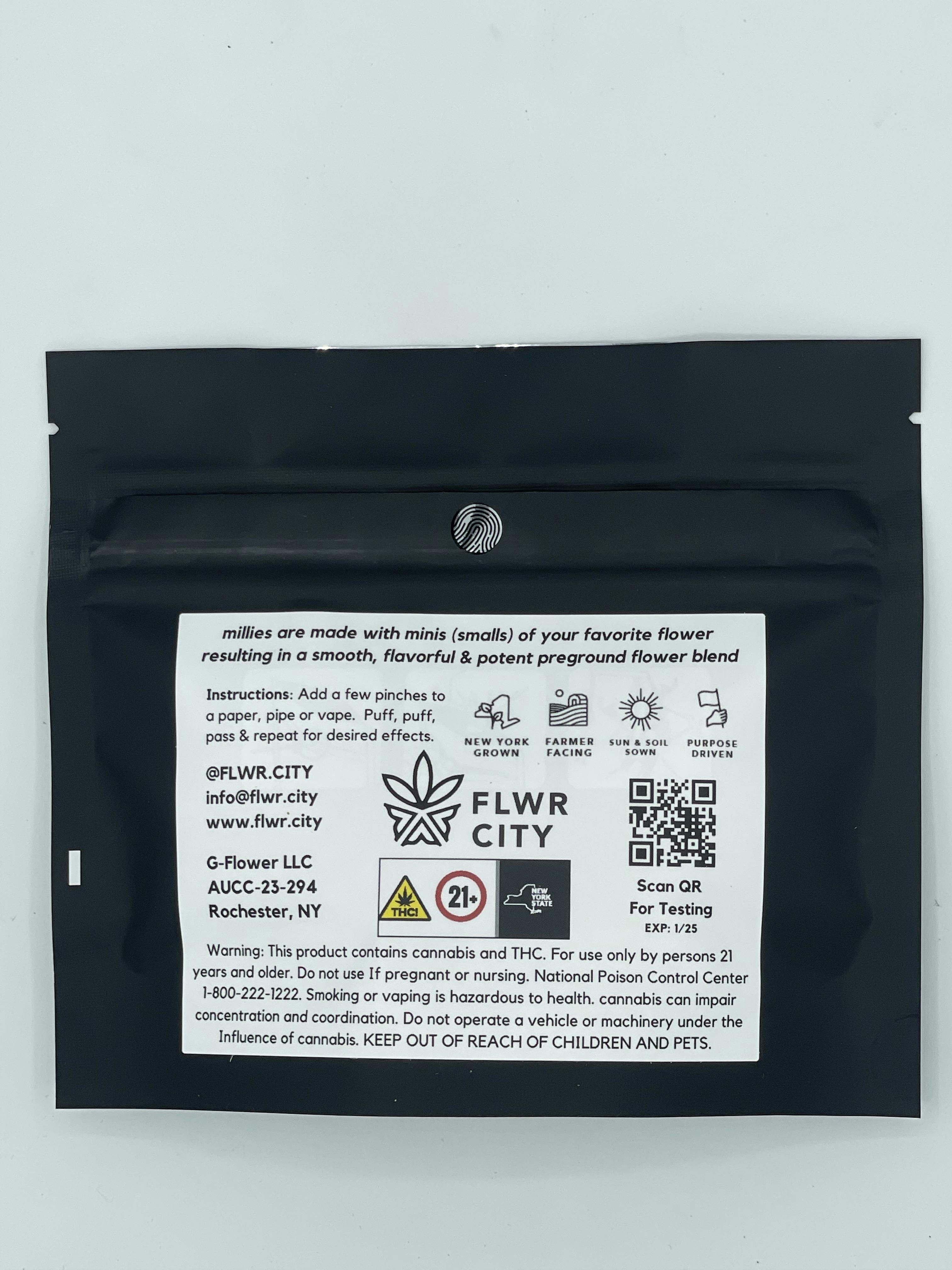 FLWR CITY COLLECTIVE - millies - indica (21g) - 1