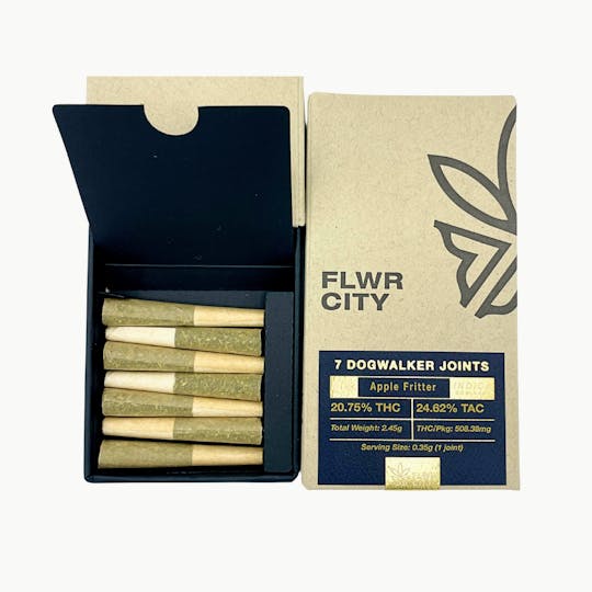 FLWR CITY COLLECTIVE - Apple Fritter - 7pk Dogwalker Joints (2.45g) - 1