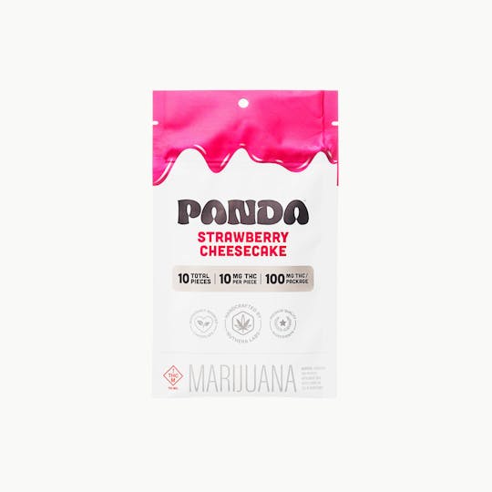 Nuthera - Panda Strawberry Cheesecake 100mg Chocolate Bar - 1
