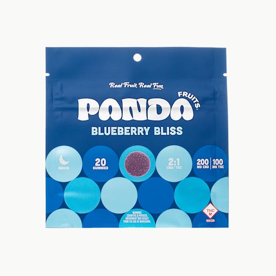 Nuthera - Panda Fruits Blueberry Bliss 200mg CBD:100 mg THC - 1