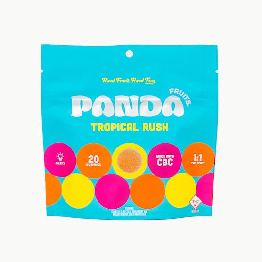 Nuthera - Panda Fruits Tropical Rush 100mg THC : 100mg CBC - 1