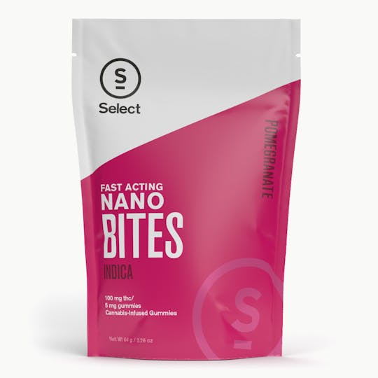 Select - Pomegranate Nano Bites 20pk (100mg) | Indica - 1