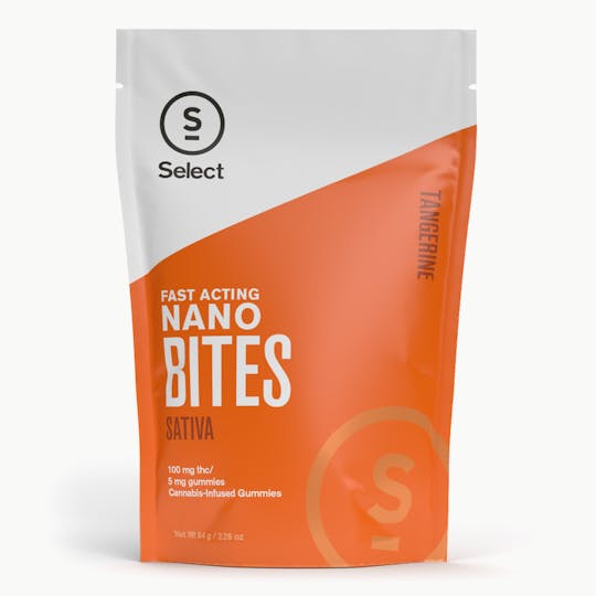 Select - Tangerine Nano Bites 20pk (100mg) | Sativa - 1