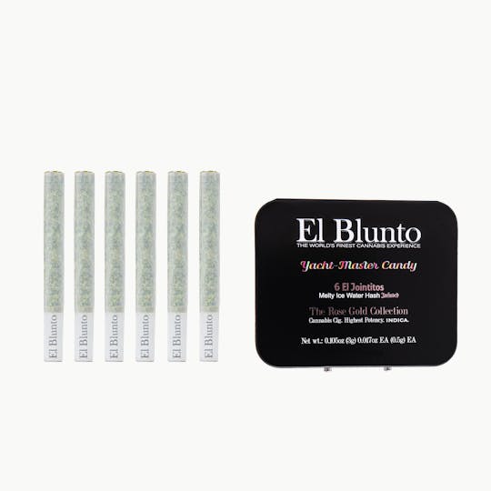 El Blunto by Albert Einstone's - El Jointito - 6pk - Yacht-Master Punch - Hash Infused - 6 x .3G - 1