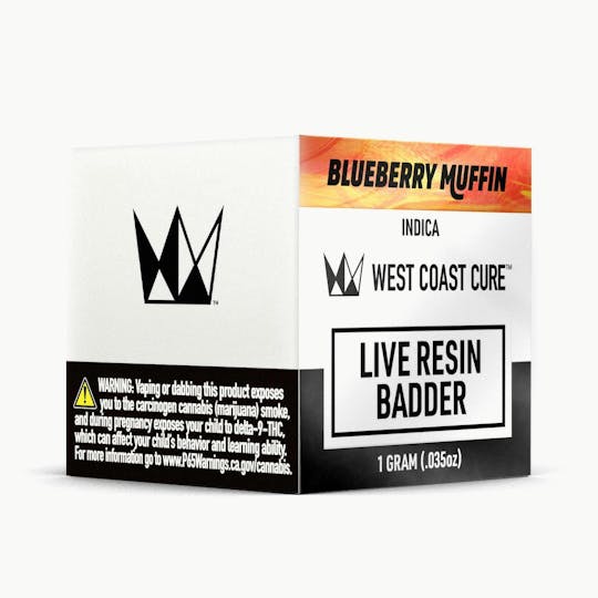 West Coast Cure - Blueberry Muffin Live Resin Badder - 1