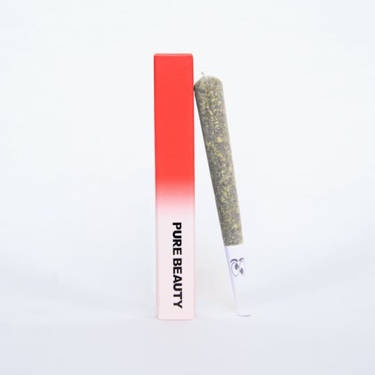 Pure Beauty - Indica | Infused Solventless 1g Pre-Roll | Indoor Cannabis Flower - 1