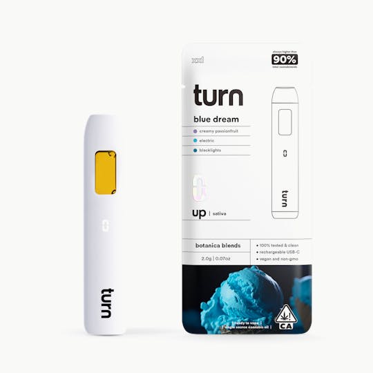 turn - 2.0g AIO | blue dream | botanica blends | up | - 1