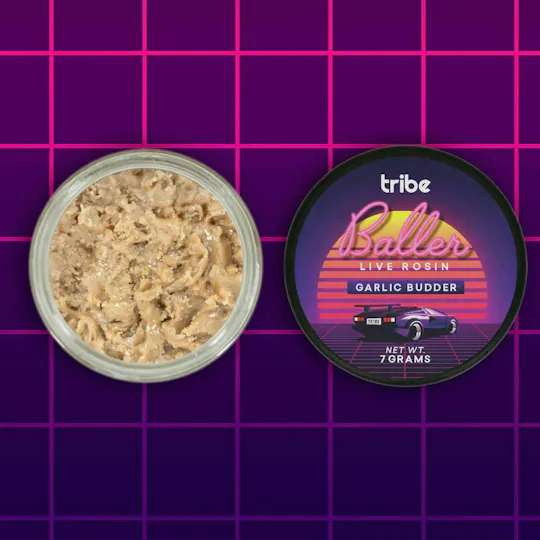 Tribe - Tribe | Garlic Budder | Live Hash Rosin Baller | 7g - 1
