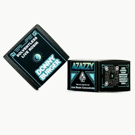 Azazzy - Azazzy - Solventless Live Rosin Badder 1.0G Jar - Donny Burger T3 (I) - 1