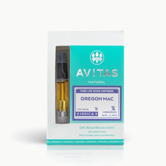 Avitas - Oregon Mac Pure Live Resin Cartridge 1g - 1