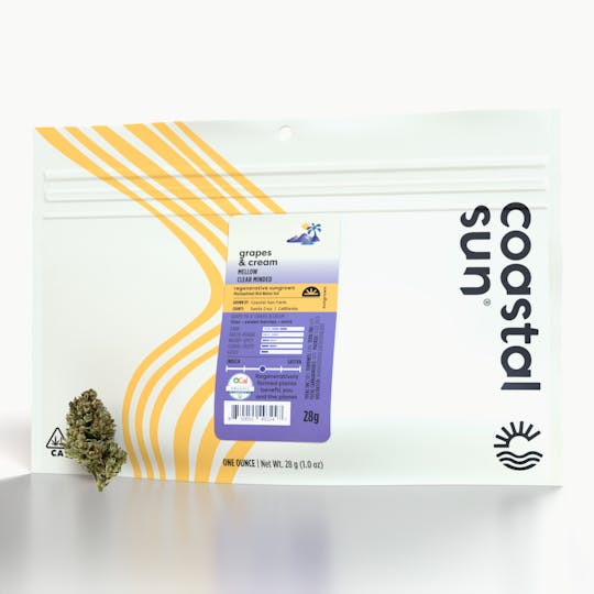 Coastal Sun - Grapes & Cream Sungrown Flower 28g - 1
