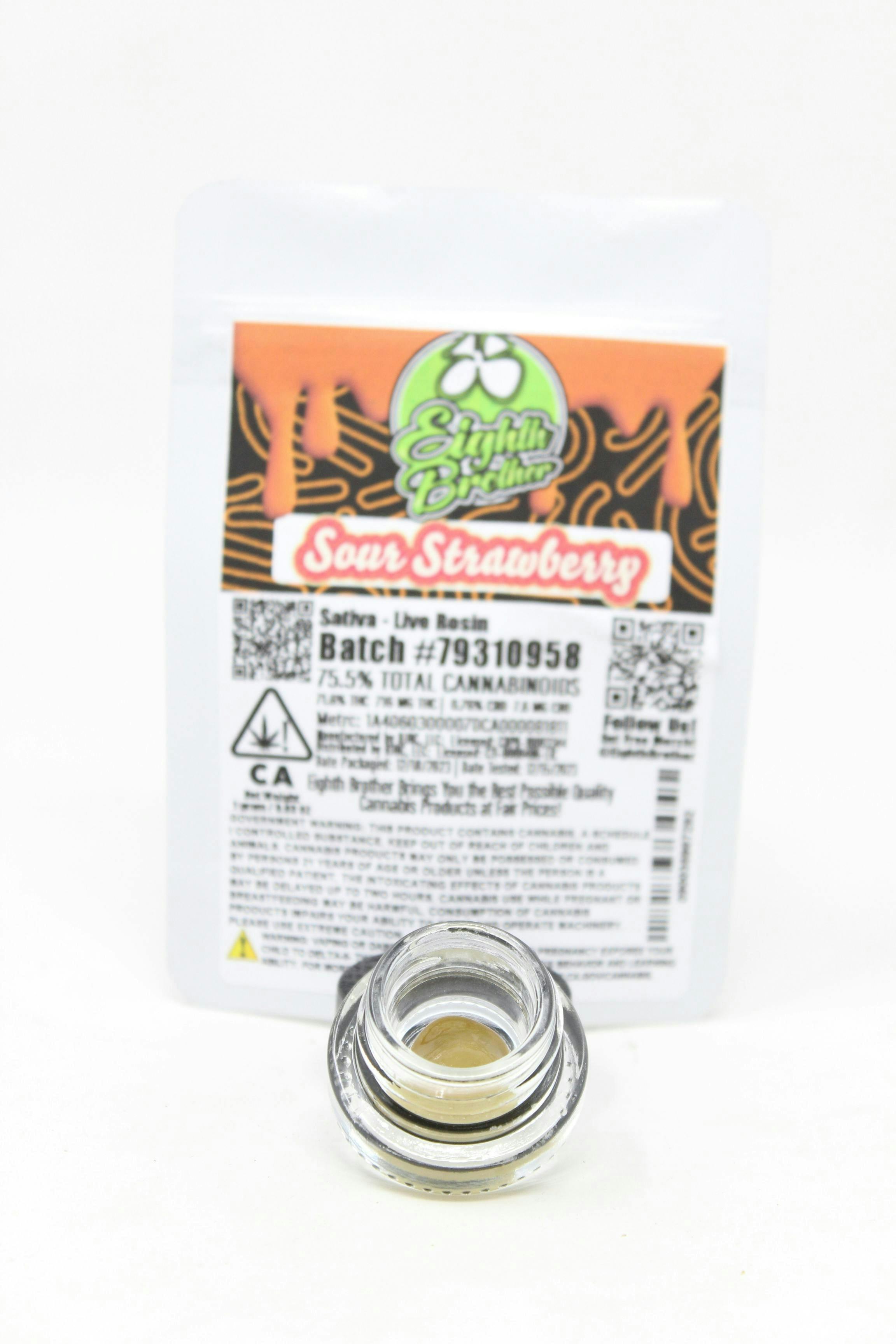 Eighth Brother - Eighth Brother | Sour Strawberry | Live Rosin | Fresh Press | 1g - 1