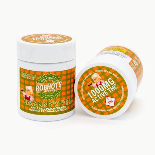 ROBHOTS - ROBHOTS Gummies | MED | Multipack 1000mg, Granny's Pies - 1