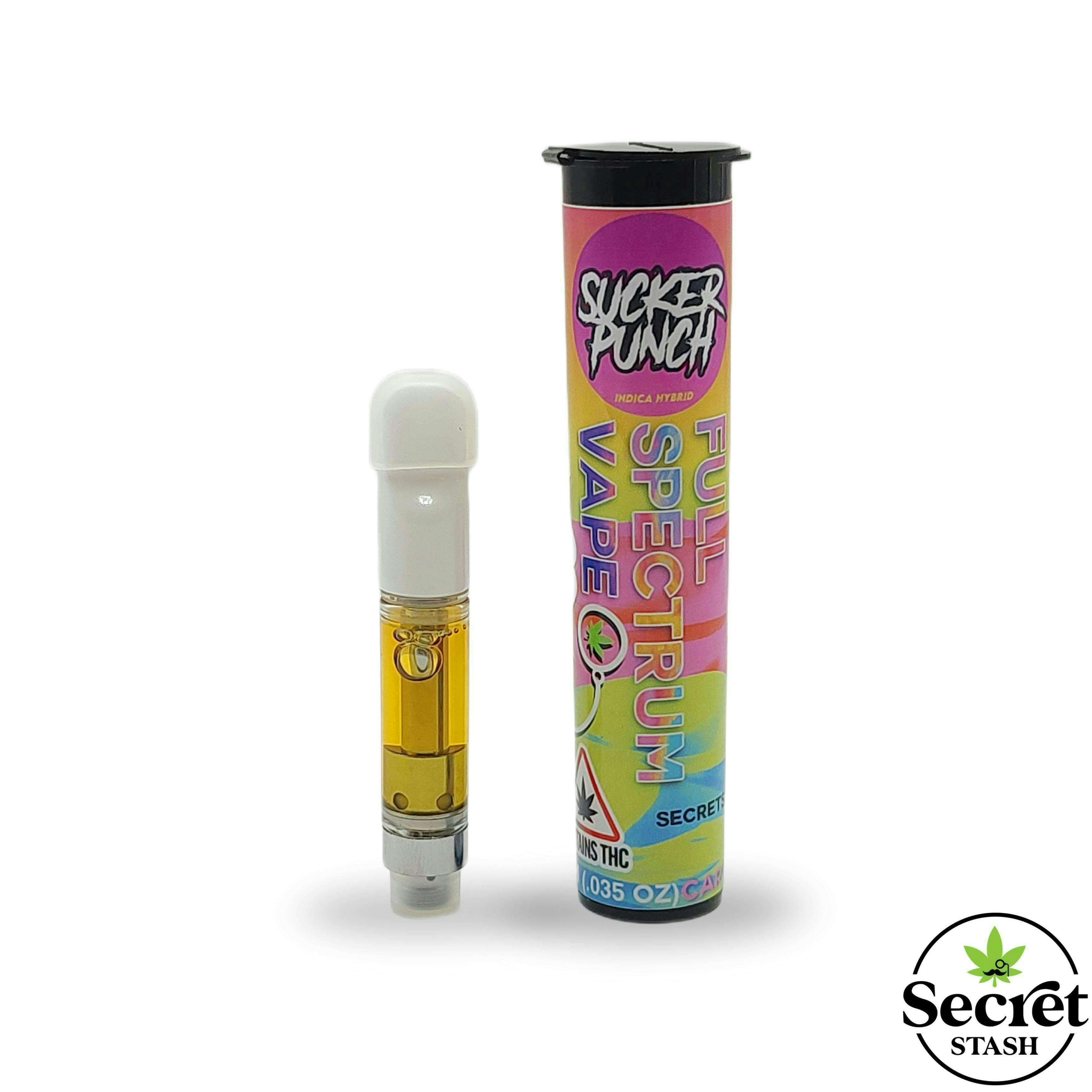 Secret Stash - Secret Stash | Cured Resin Cart | Sucker Punch | 1g - 1