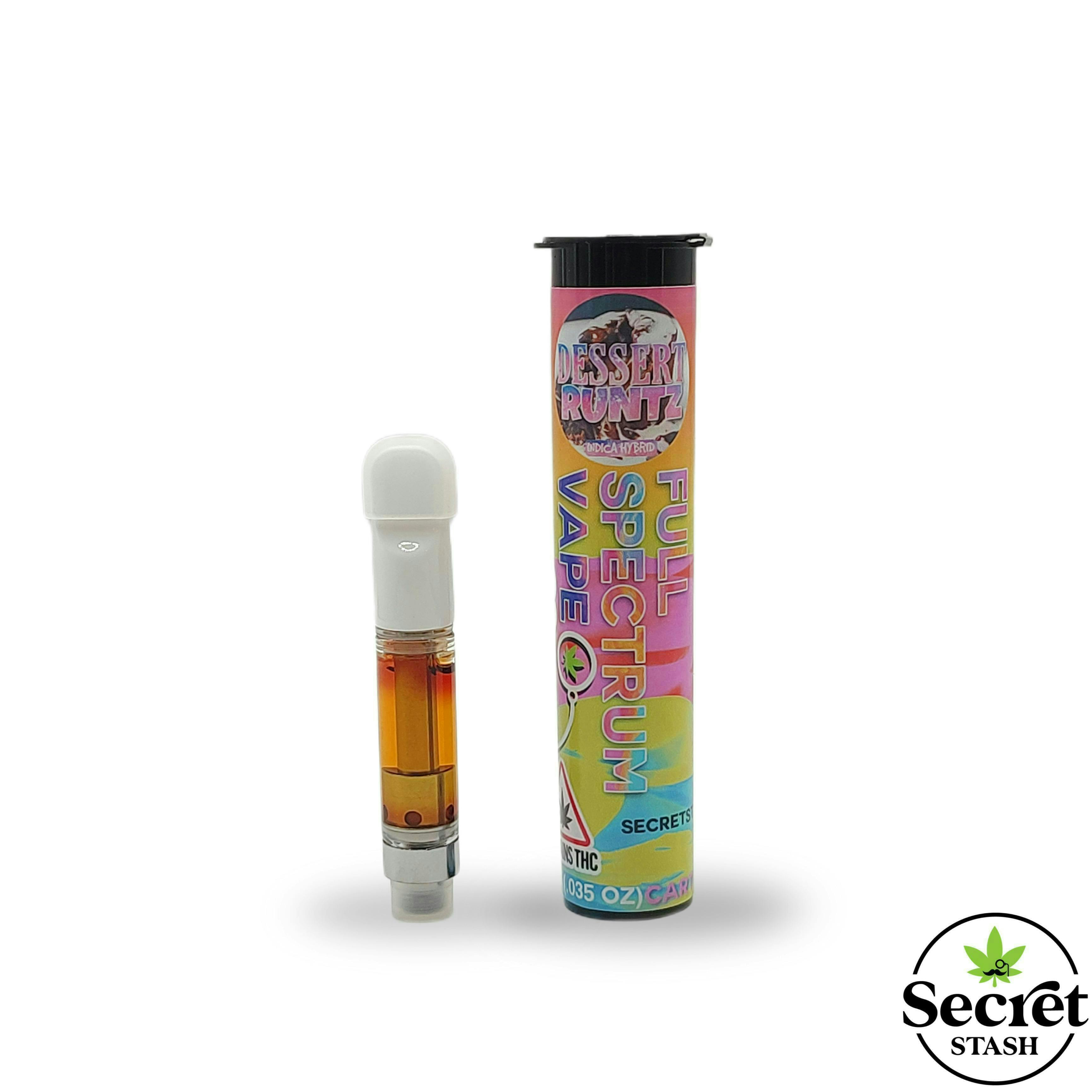 Secret Stash - Secret Stash | Cured Resin Cart | Dessert Runtz | 1g - 1