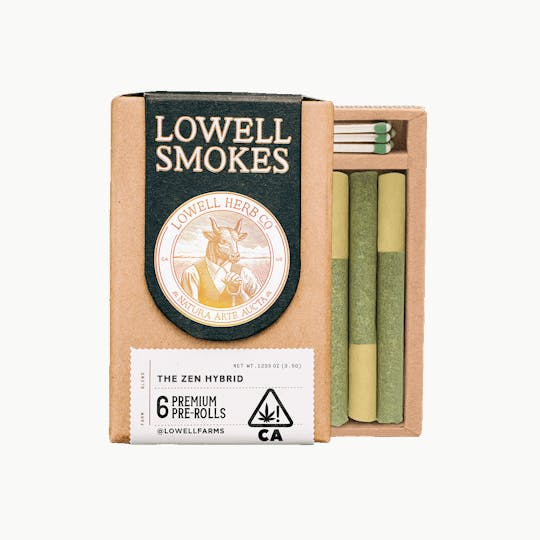 Lowell Herb Co. - Lowell Smokes | 3.5g Pre Roll Pack | The Happy Hybrid - 1