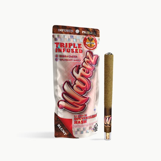 Waferz - Waferz Triple Infused Blunt: Bubba Cream x Strawberry Mimosa (1.3g) - 1