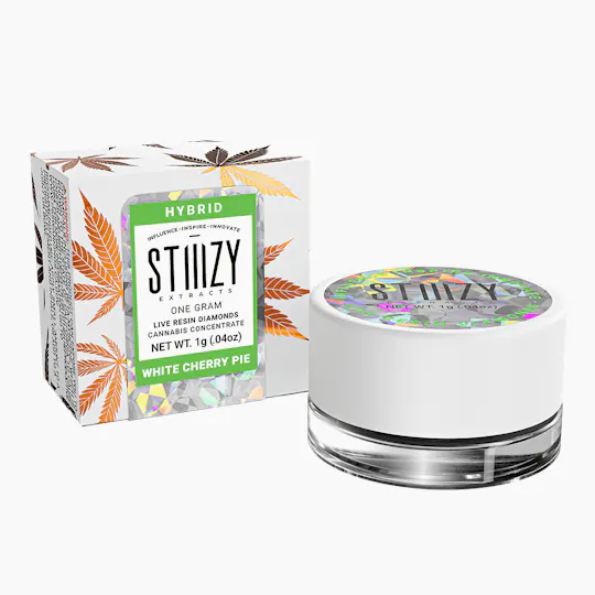 STIIIZY - - WHITE CHERRY PIE - Live Resin Diamonds - 1