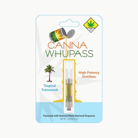 Canna Organix - Tropical Trainwreck | Canna Whupass | Vape Cartridge | 1g - 1