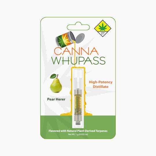 Canna Organix - Pear Herer | Canna Whupass | Vape Cartridge | 1g - 1