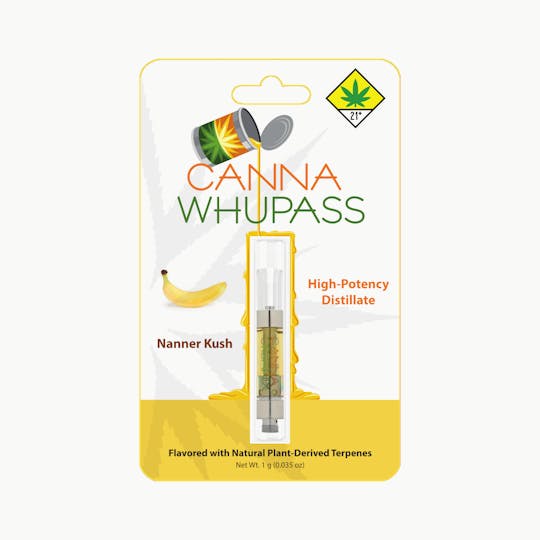 Canna Organix - Nanner Kush | Canna Whupass | Vape Cartridge | 1g - 1