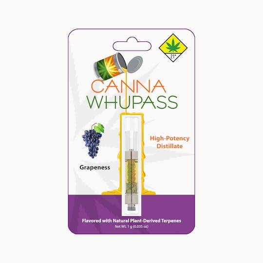Canna Organix - Grapeness | Canna Whupass | Vape Cartridge | 1g - 1