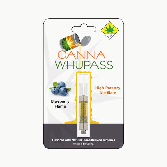 Canna Organix - Blueberry Flame | Canna Whupass | Vape Cartridge | 1g - 1