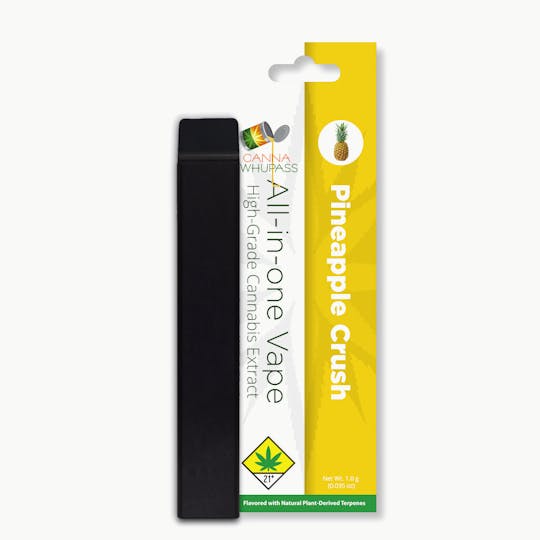 Canna Organix - Pineapple Crush | Canna Whupass | AIO Vape | 1g - 1