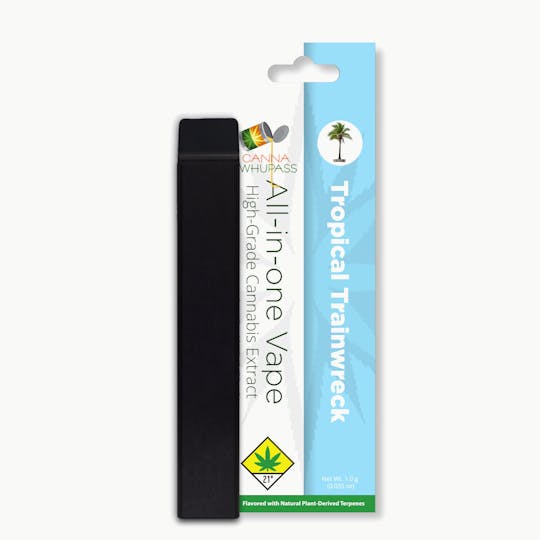 Canna Organix - Tropical Trainwreck | Canna Whupass | AIO Vape | 1g - 1