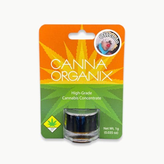 Canna Organix - Offendo | Custard and Terp Crystals | Live Resin Concentrate | 1g - 1