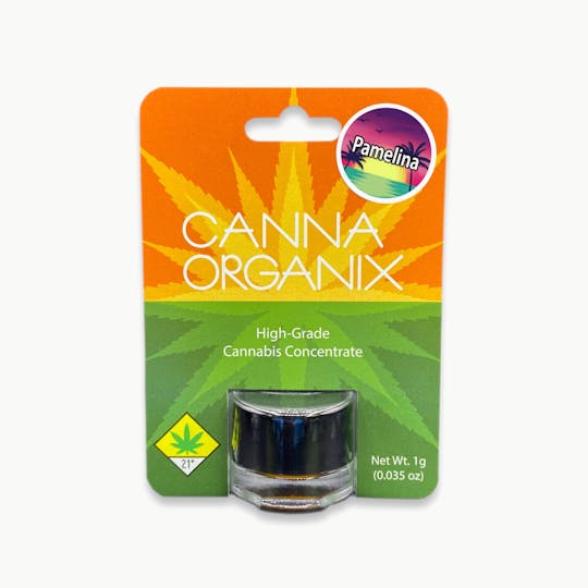 Canna Organix - Pamelina | Custard and Terp Crystals | Live Resin Concentrate | 1g - 1