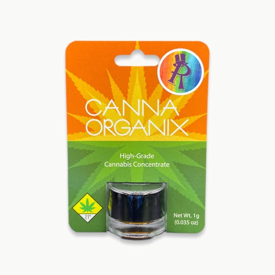 Canna Organix - Rainshadow Runtz | Custard and Terp Crystals | Live Resin Concentrate | 1g - 1