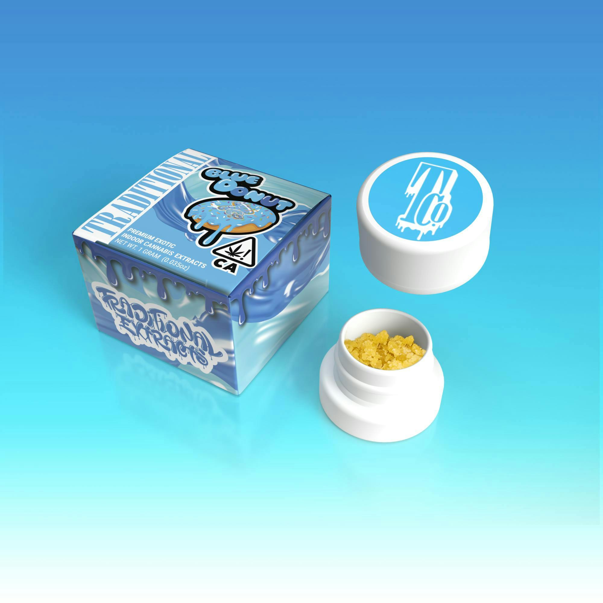 Traditional - Traditional - Blue Donut Sugar & Sauce 1G - 1