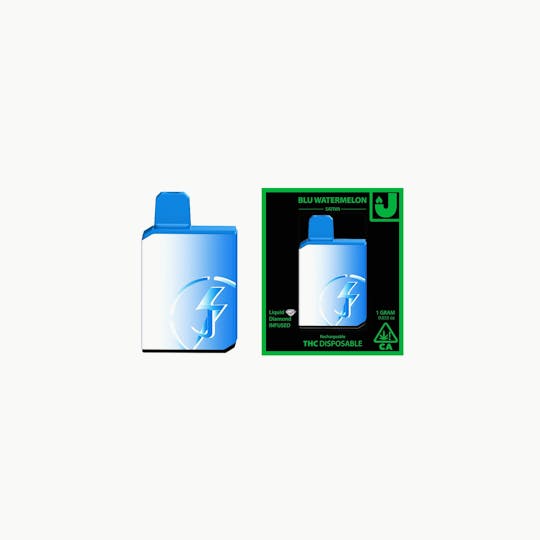 Just J - Blu Watermelon 1g Liquid Diamonds Disposable - 1