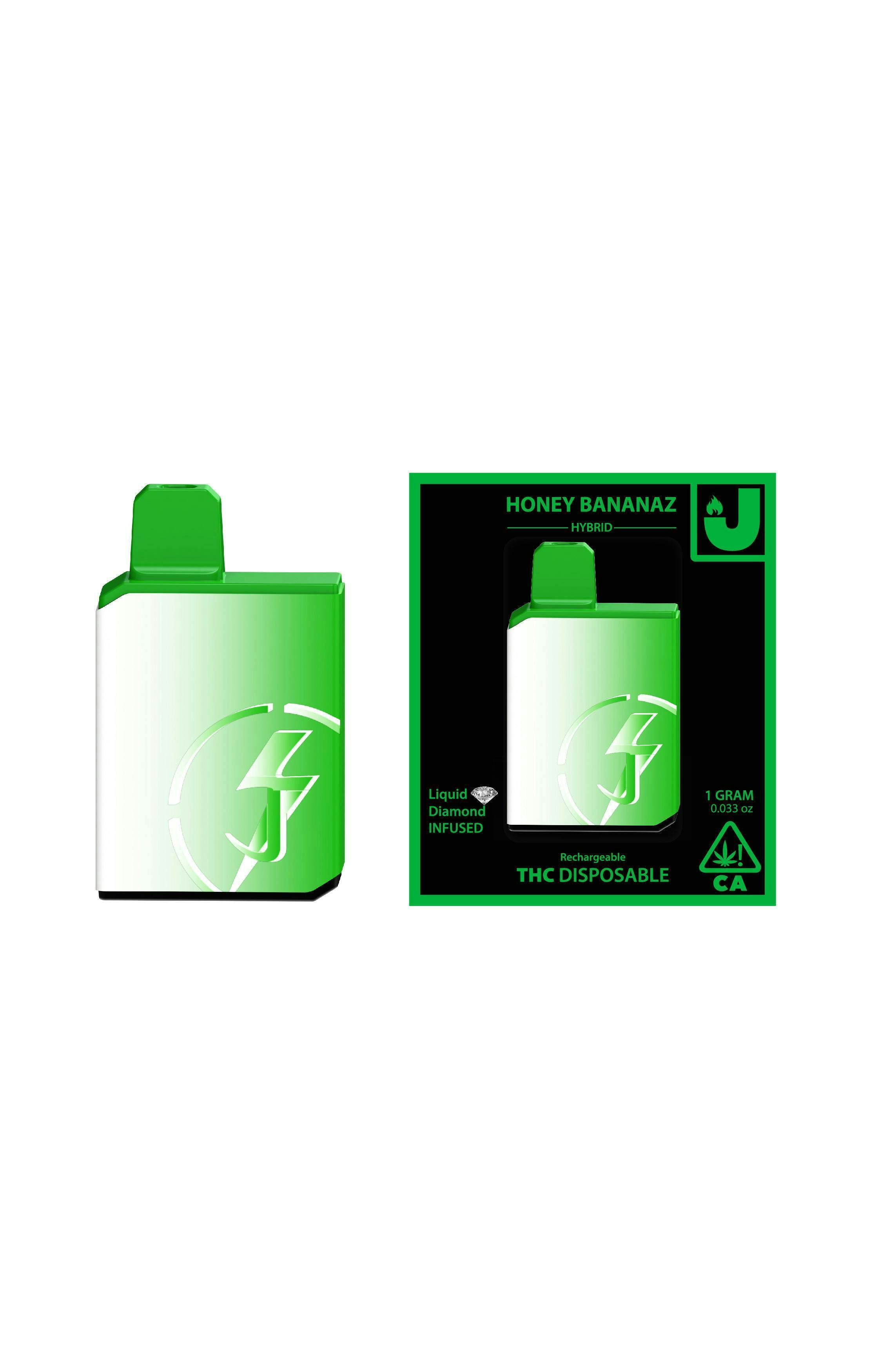 Just J - Honey Bananaz 1g Liquid Diamonds Disposable - 1