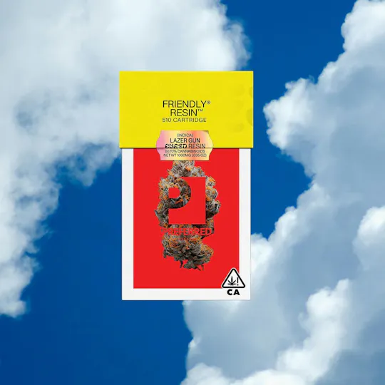Friendly Brand - Friendly Brand x Preferred Gardens | Lazer Gun | Cured Resin Cartridge | 1g - 1