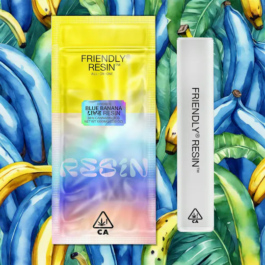 Friendly Brand - Friendly Brand | Blue Banana | Live Resin AIO | 1g - 1