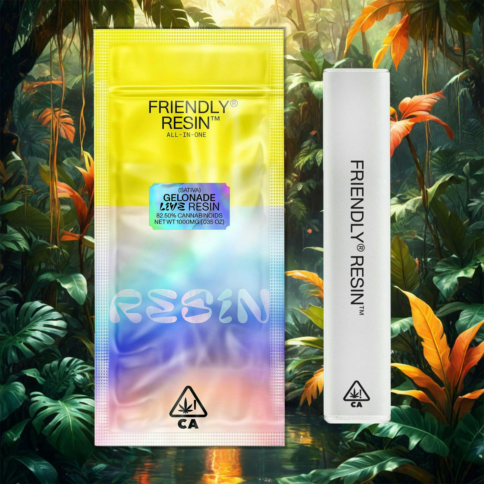 Friendly Brand - Friendly Brand | Gelonade | Live Resin AIO | 1g - 1