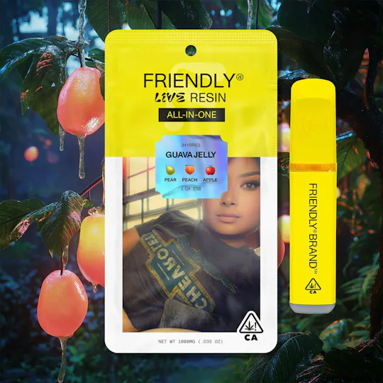 Friendly Brand - Friendly Brand | Guava Jelly | Live Resin AIO | 1g - 1