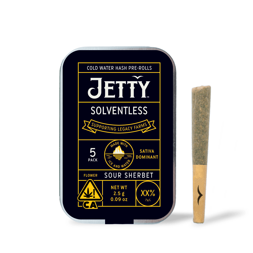 Jetty Extracts - Sour Sherbet | Live Rosin Infused Minis | 0.5g each | 5pk - 1