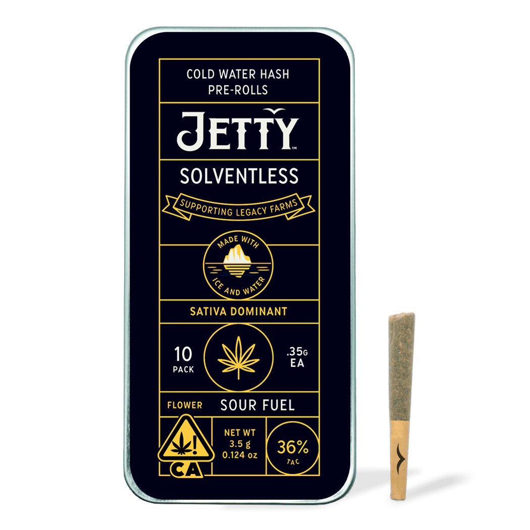 Jetty Extracts - Sour Fuel | Live Rosin Infused Minis | 0.35g each | 10pk - 1
