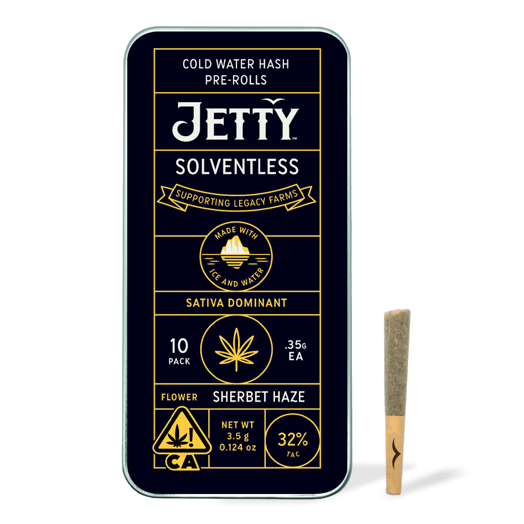 Jetty Extracts - Sherbet Haze | Live Rosin Infused Minis | 0.35g each | 10pk - 1