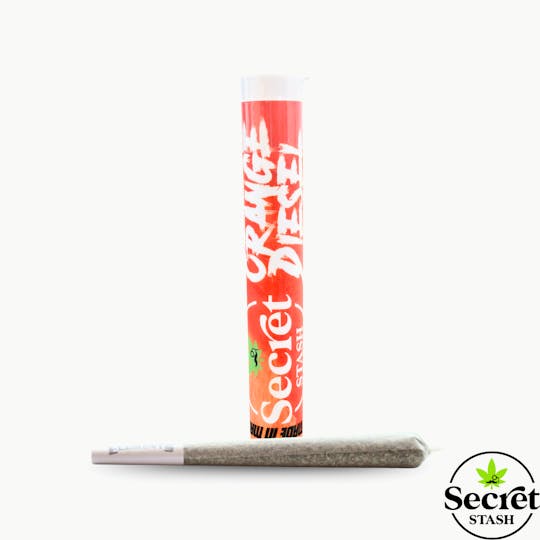 Secret Stash - Secret Stash | Full Bud Pre Roll | Orange Diesel | 1.2g - 1